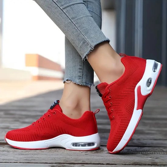 Chaussures de tennis Livano - Homme - Femme - Vêtements de tennis - Intérieur - Plein air - Rouge - Taille 41