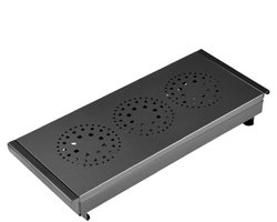 Warmhoudplaat - Rechaud - 3 Branders -Waxinelicht-Voedselverwarmer-Bordverwarmer -43x17.5x 6.5 cm