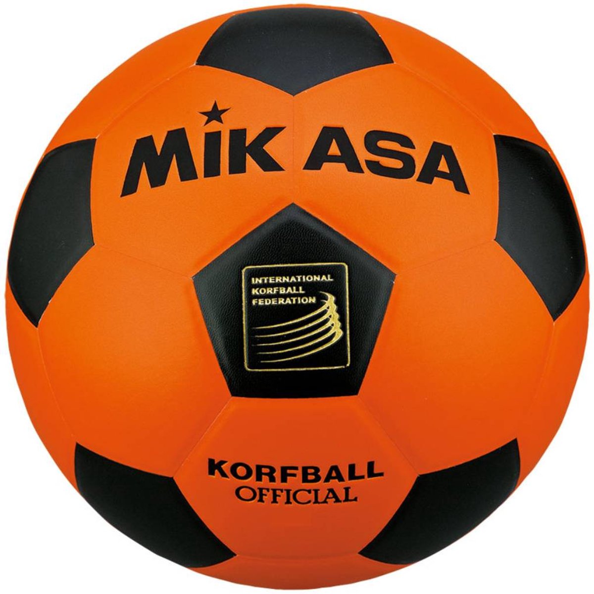 Mikasa K-3 Korfbal - Oranje / Zwart - maat 3