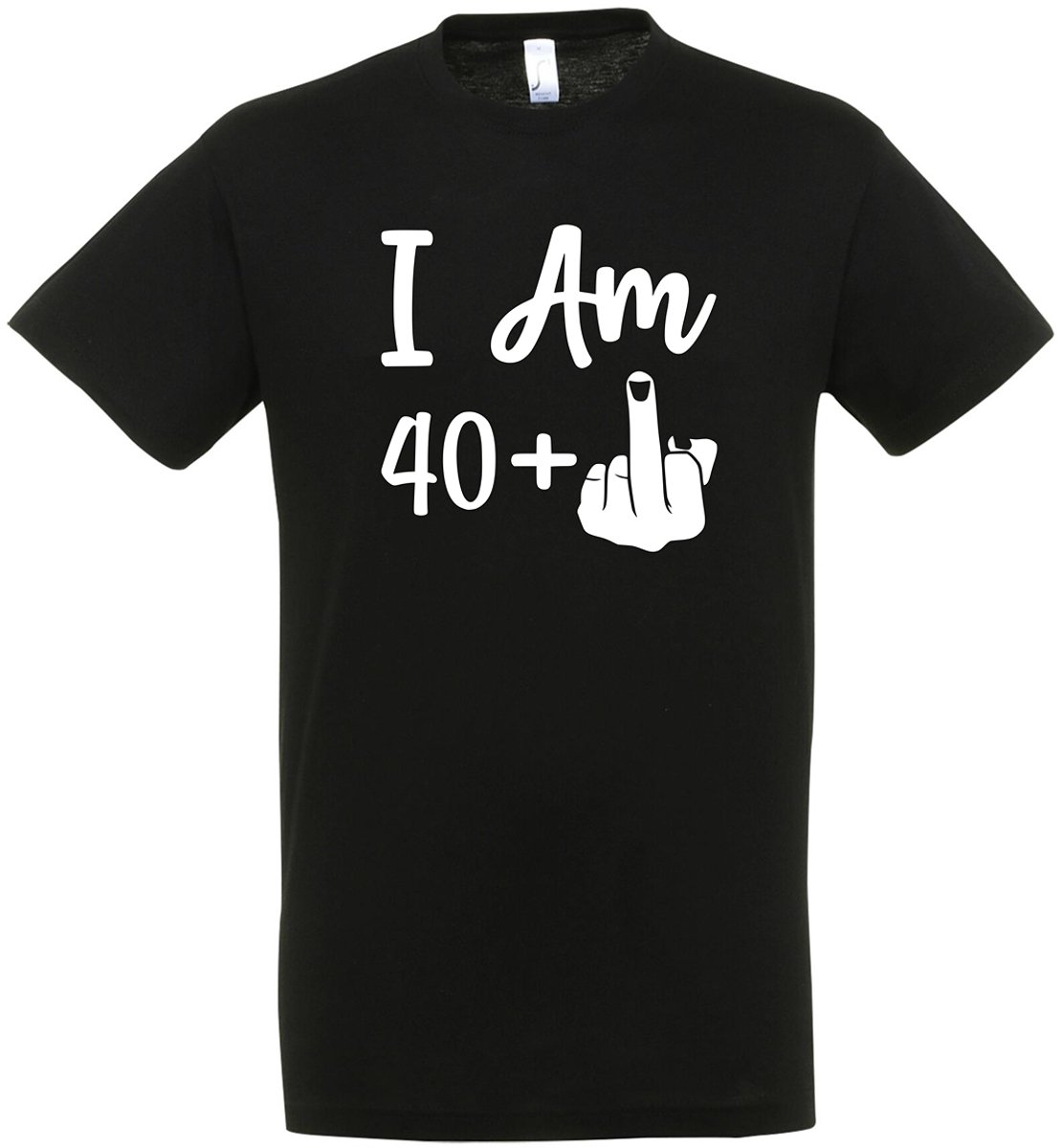 I Am 40+ T-shirt - Verjaardag en feest cadeau - Cadeau tip - 40 jaar cadeau - 40 jaar - T-shirt - 1985 - Heren - Vader Cadeau - Maat XL