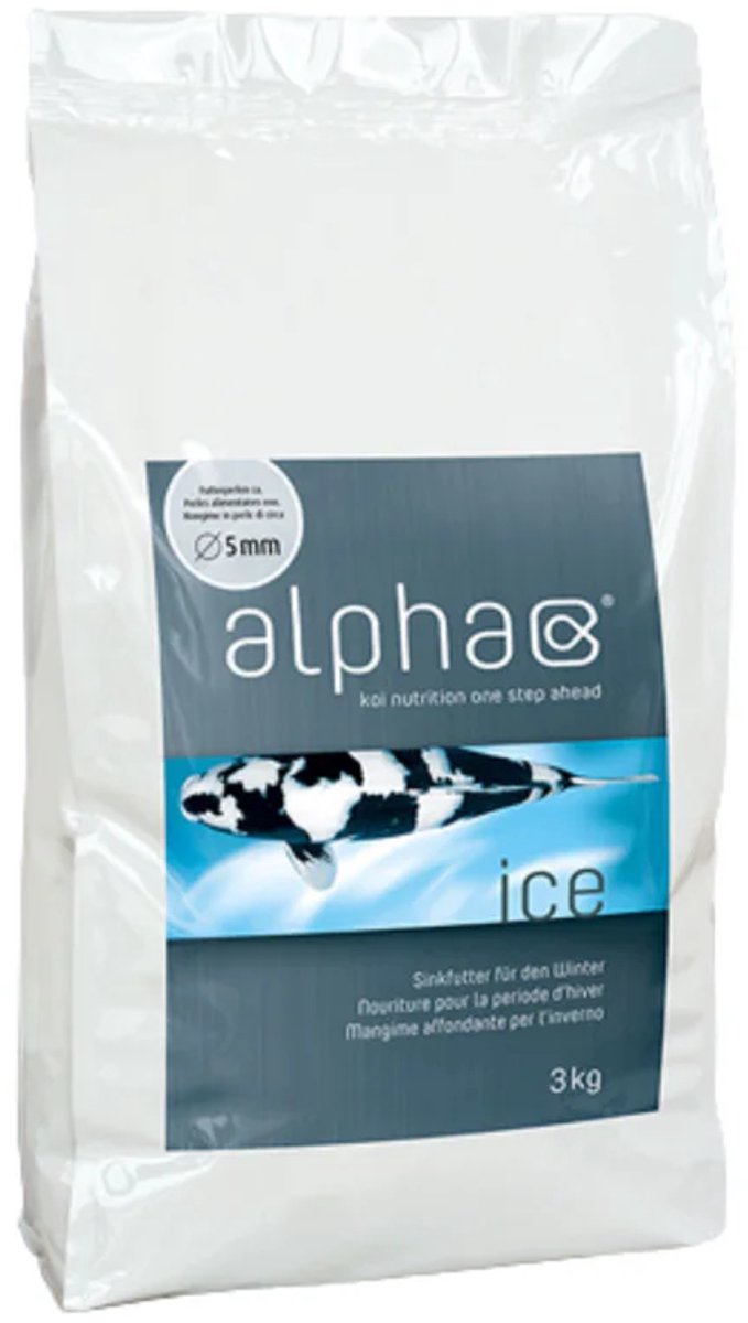 ALPHA ICE - 15kg - 5mm - Zinkend Koivoer - Koivoer - Winter - Gezonde Vissen