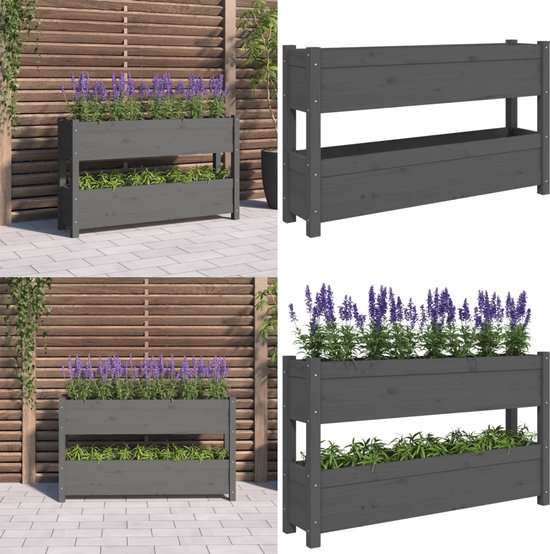 vidaXL - Tuinbank 2-zits met tafeltje - Antraciet - Poly rattan | Leen Bakker vidaXL - Tuinbank 2-zits met tafeltje - Antraciet - Poly rattan | Leen Bakker