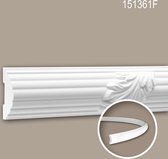 Cimaise 151361F Profhome Moulure décorative flexible design intemporel classique blanc 2 m