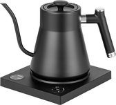 Pour Over Koffiezetapparaat - 1200W - 1L - RVS Filter - Instelbare Schenktemperatuur - Stijlvol Ontwerp - Zwart