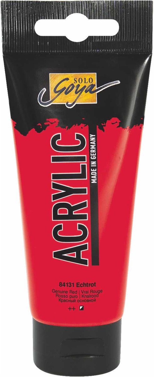 Solo Goya Citroengele Acrylverf - 100ml tube - Hoge kwaliteit A-merk