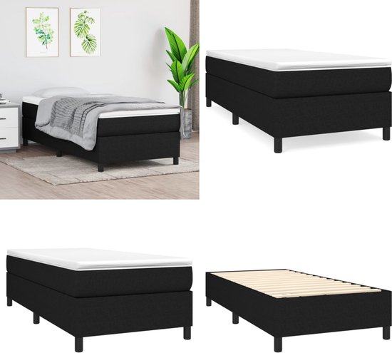 AirSleeperz® metalen stapelbed Bram Black 140x200x198 cm - 3 persoons