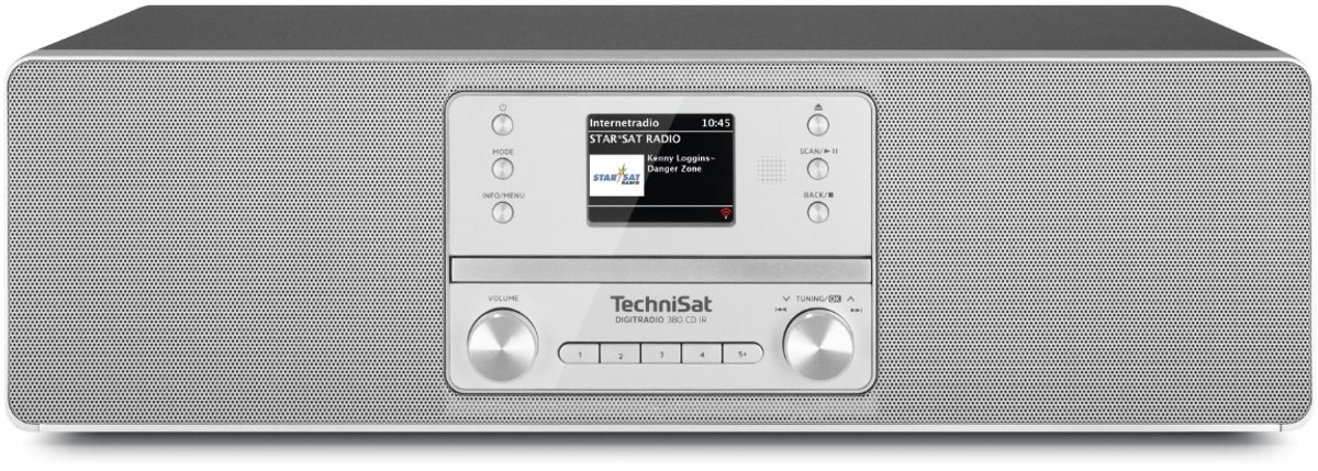 TechniSat DIGITRADIO 380 CD IR Internet Digitaal Zilver