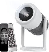 Bol.com MONRIY® Beamer X6 - Beamer - Projector - Mini beamer - Streamen vanaf je telefoon met wifi - 1920x720P - 4K Ondersteunin... aanbieding