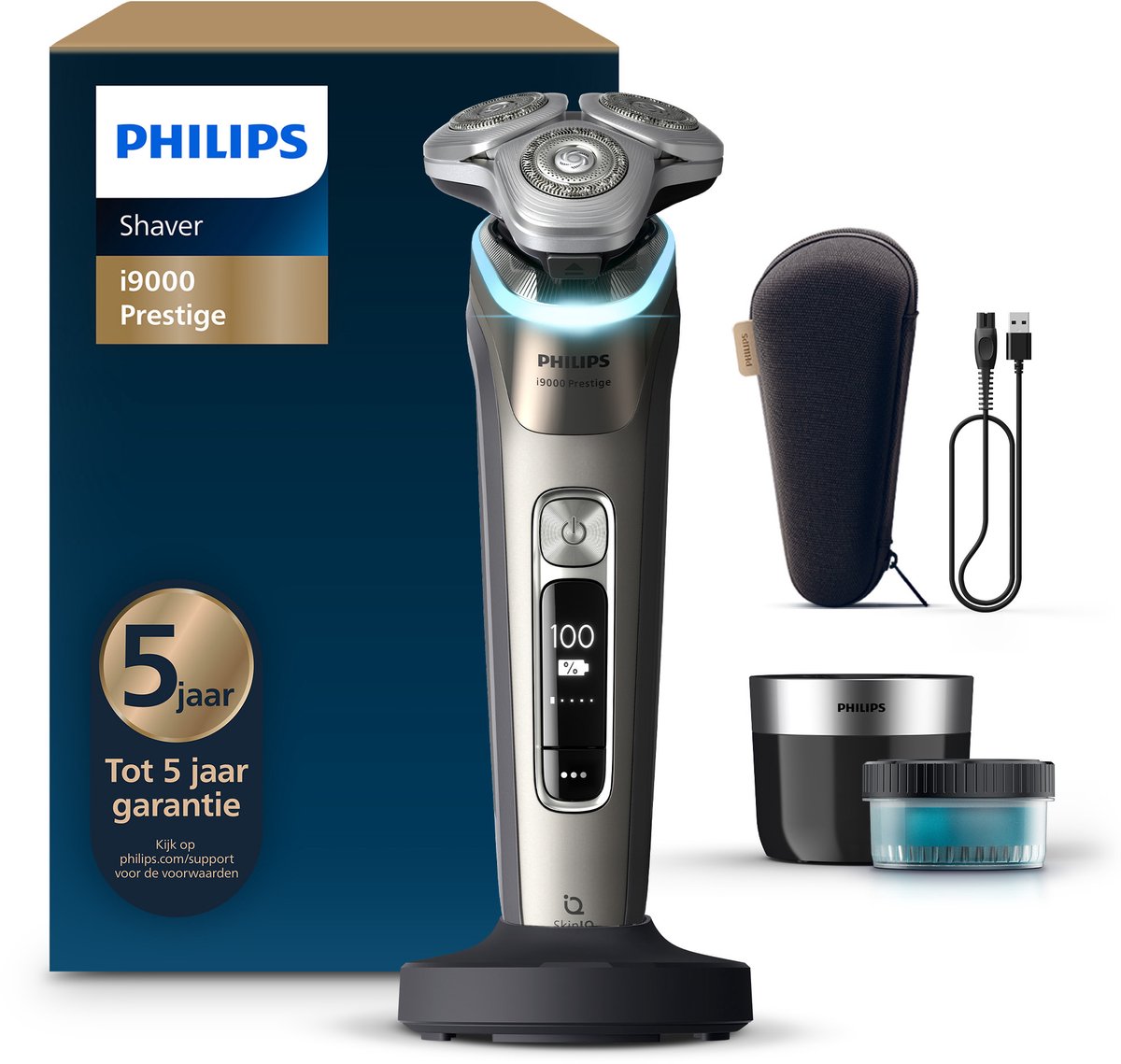 Philips Shaver I9000 Prestige Wet&dry Xp9203/30 Scheerapparaat Grijs