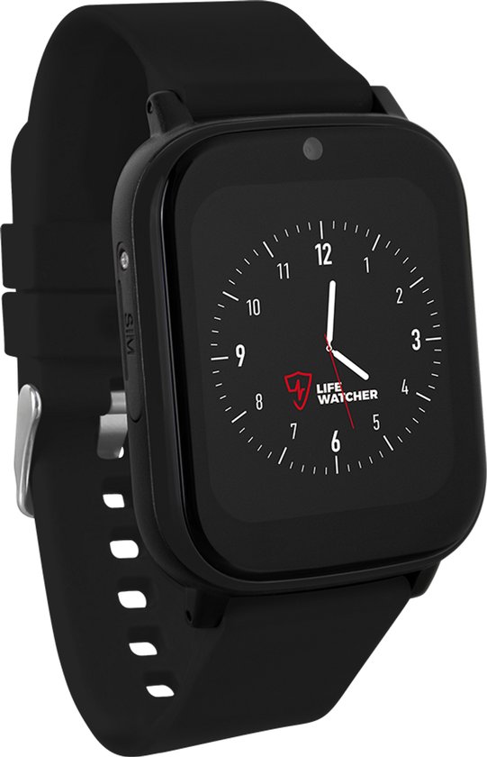 LifeWatcher Prime Senioren Alarmhorloge 4G – SOS Noodknop – Videobellen – GPS & Veilige Zones – Intercomfunctie – Groepstoezicht (CareTogether) – Inclusief Simkaart & App