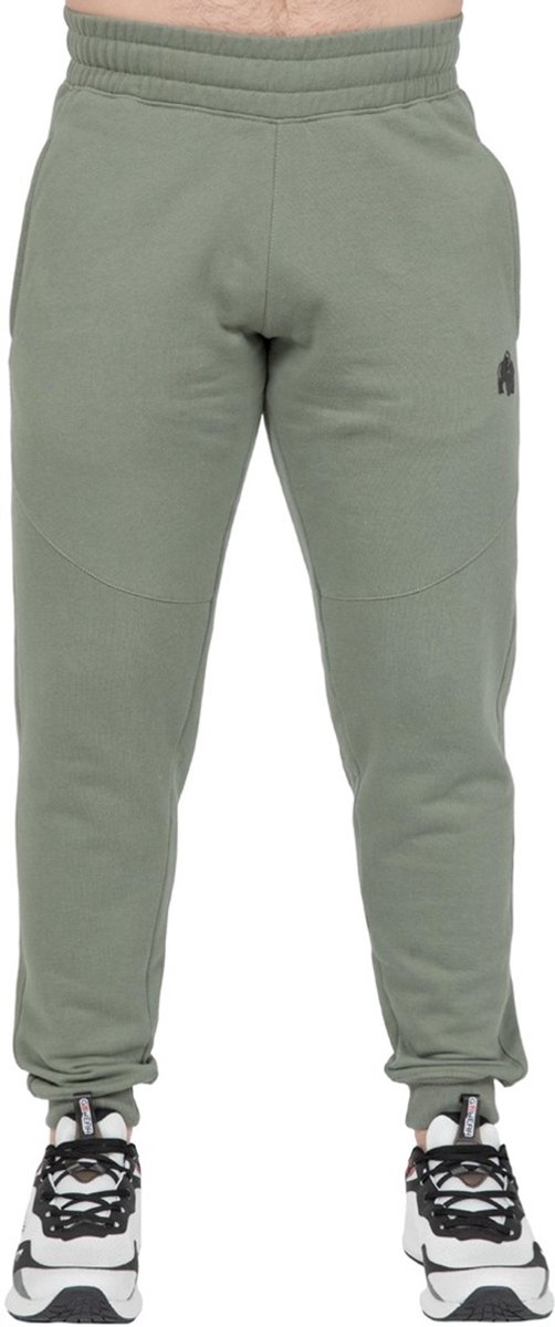 Gorilla Wear Leon Joggingbroek - Trainingsbroek - Groen - 4XL van Gorilla Wear — afbeelding 3