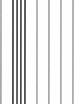 Strepen behang EDEM 85025BR20 vinylbehang glad in traditioneel stijl met metalen accenten wit zwart zilver 5,33 m2