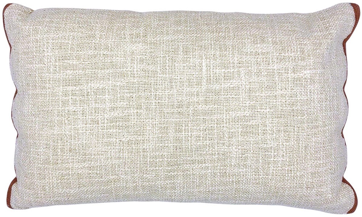 Lavandoux Sierkussen - Geweven Kussen - Beige - 30x50