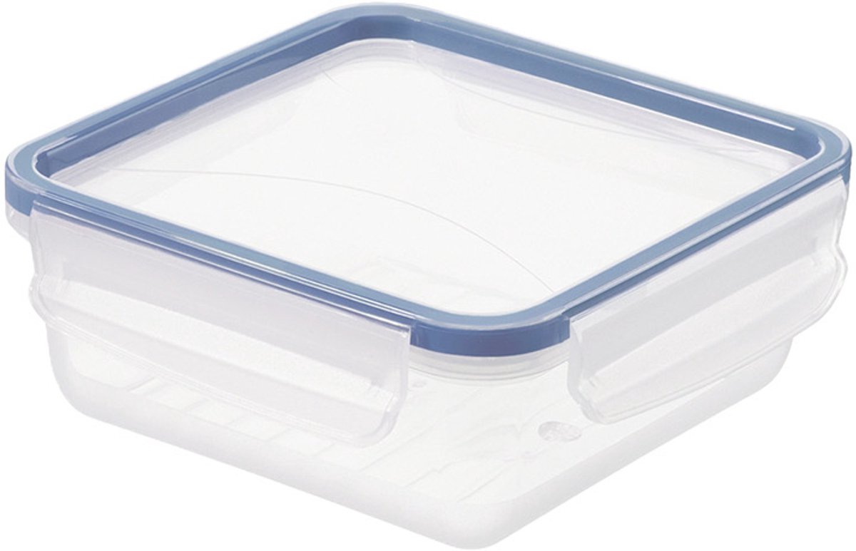 Rotho Clic & Lock Koelkast Bewaardoos 0.8L Horizon Blauw/Transparant
