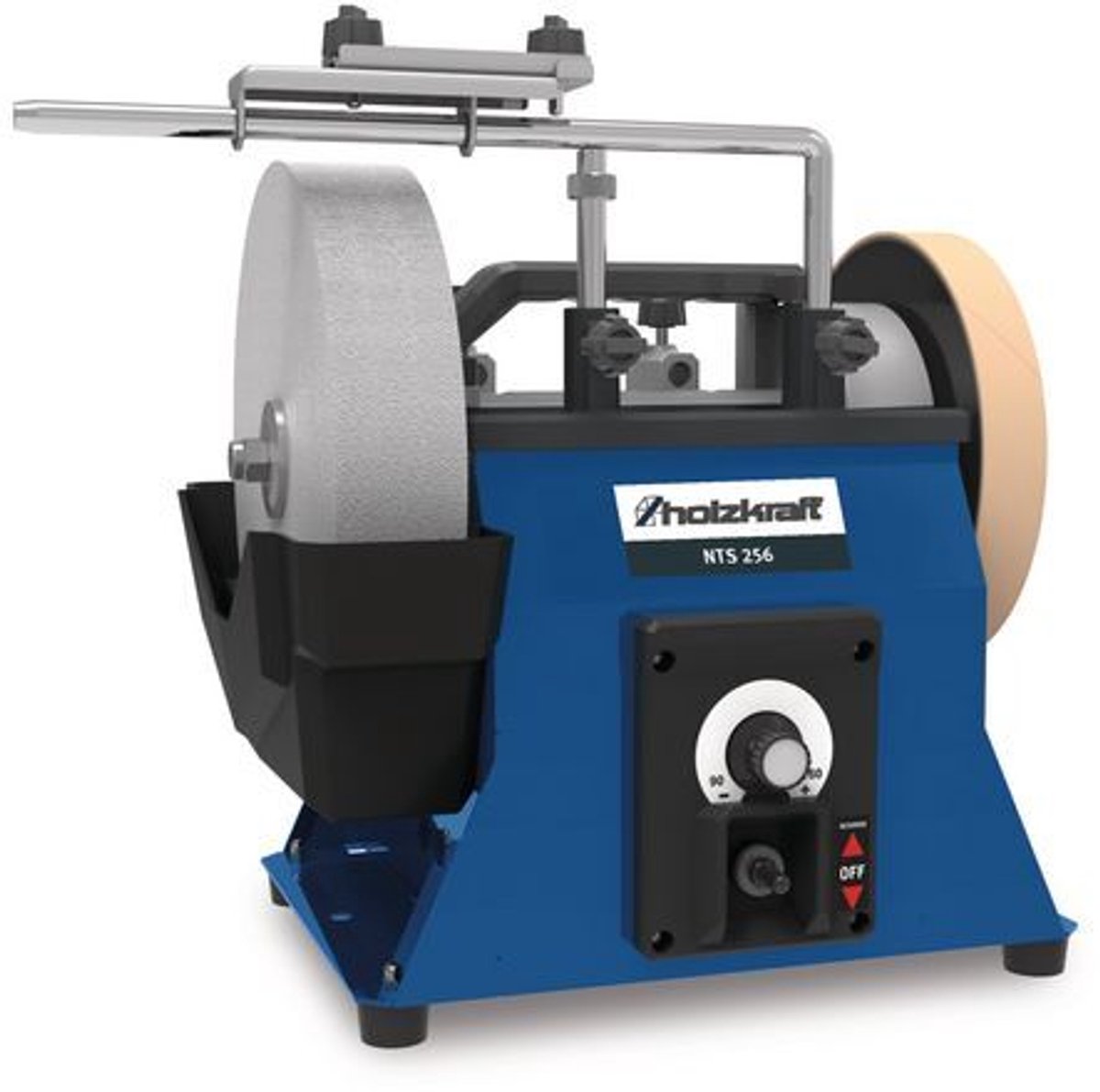 Nat en droogslijpmachine variabele snelheden 90 - 160 tpm 0,15 kW 230V Holzkraft NTS256