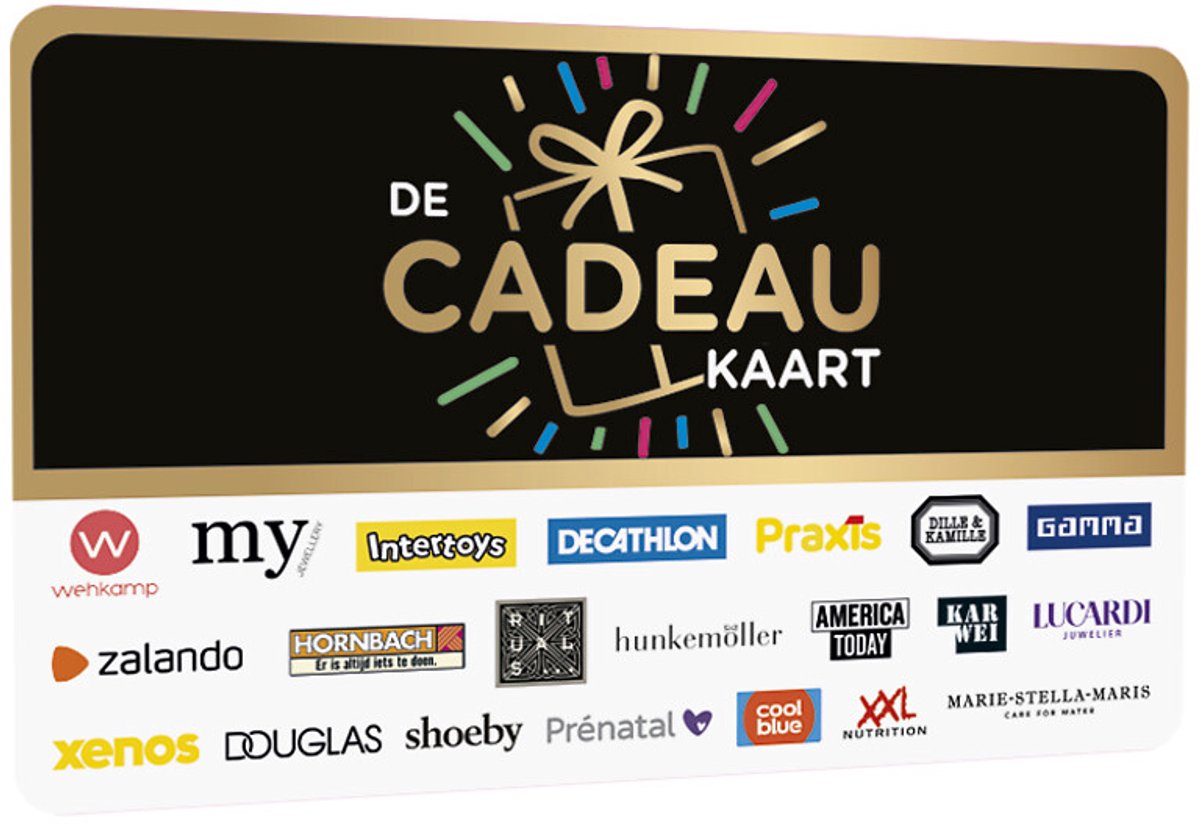 DE Cadeaukaart - Cadeaubon voor man of vrouw