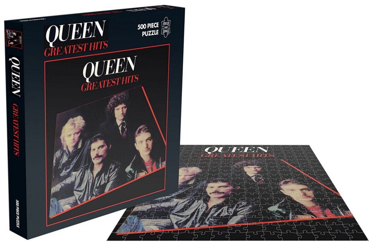 Queen Puzzel Greatest Hits 500 stukjes Multicolours