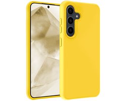 Hoesje - Geschikt voor Samsung Galaxy A56 - Sterk & Shockproof - Hoes Cover - Siliconen Case - Telefoonhoesjes - Geel