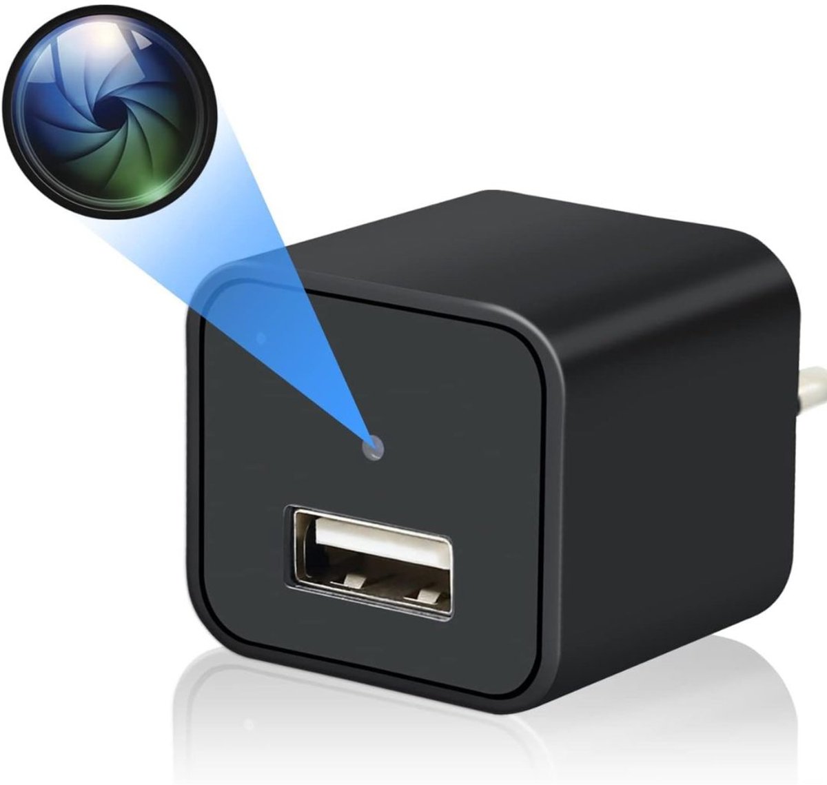 ApexArte® Verborgen Camera - Spy Camera - Spionage - Zwart