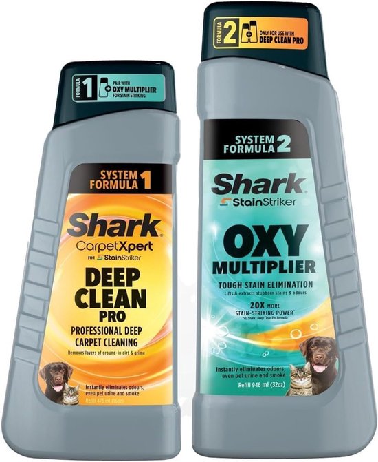 Liquides de nettoyage pour aspirateur détachant PX200EUT - SHARK - Solution double activation