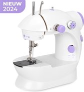 Naaimachine - Naaimachines - Naaien voor Beginners & Kids - Sewing Machine - Naaiset - Wit - Incl. E-book t.w.v. €25 Cadeau