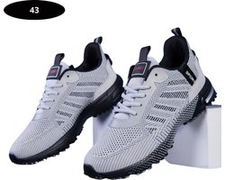 Livano Tennisschoenen - Heren - Dames - Tenniskleding - Indoor - Outdoor - Grijs - Maat 43