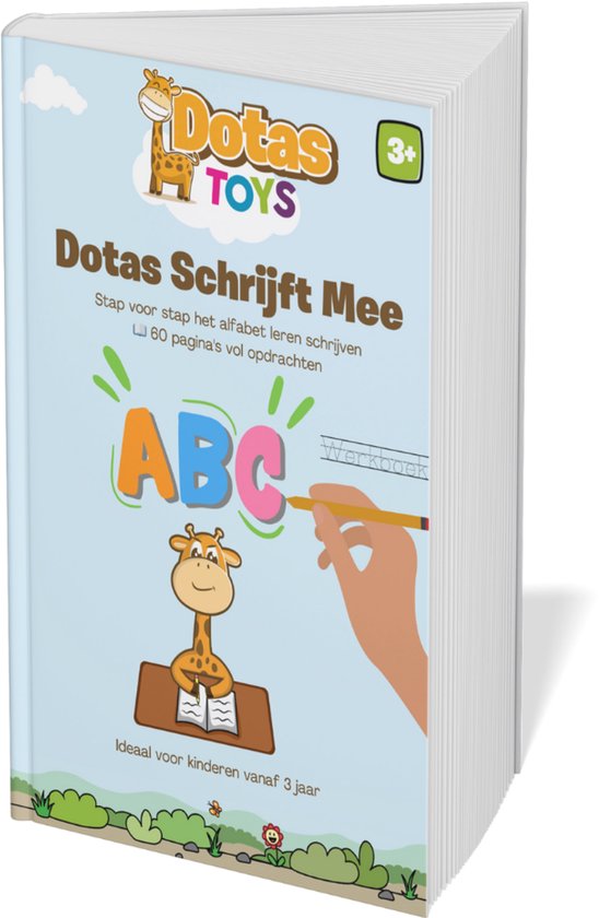 DotasToys® ABC boek Letters Leren Schrijven - Alfabet oefenboek - 60 ...