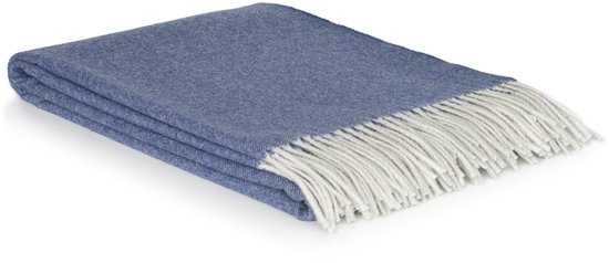 Foto: Most plaid tibet 50 kasjmier wol 50 merino wol 140 x 200 cm blauw