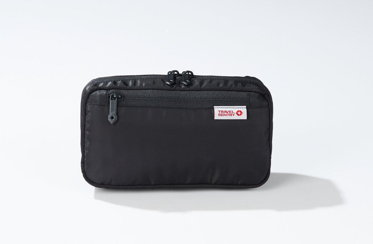 Travelsentry - Reis Organizer - RFID Stop - Zwart - Reizen - Accessoire - Rpet- 21 * 11 * 6 cm - Voorkomt Onnodig Plastic Gebruik