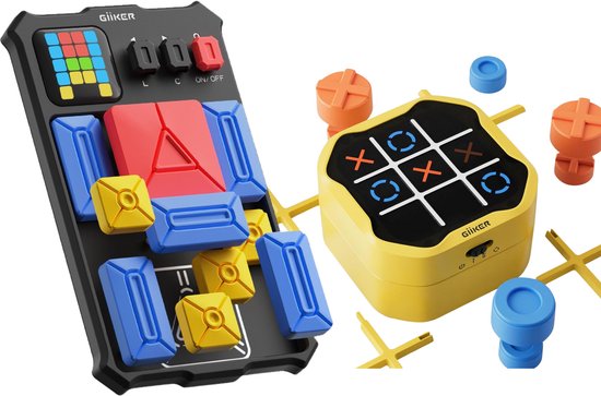 GiiKER Bundle Deal - GiiKER Super Slide & GiiKER Tic Tac Toe - Alle Kleurencombinaties Mogelijk