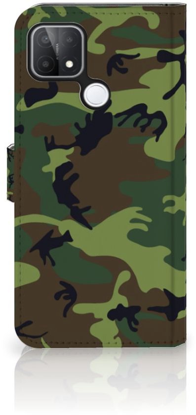 Étui Portefeuille OPPO A15 Armée Foncé