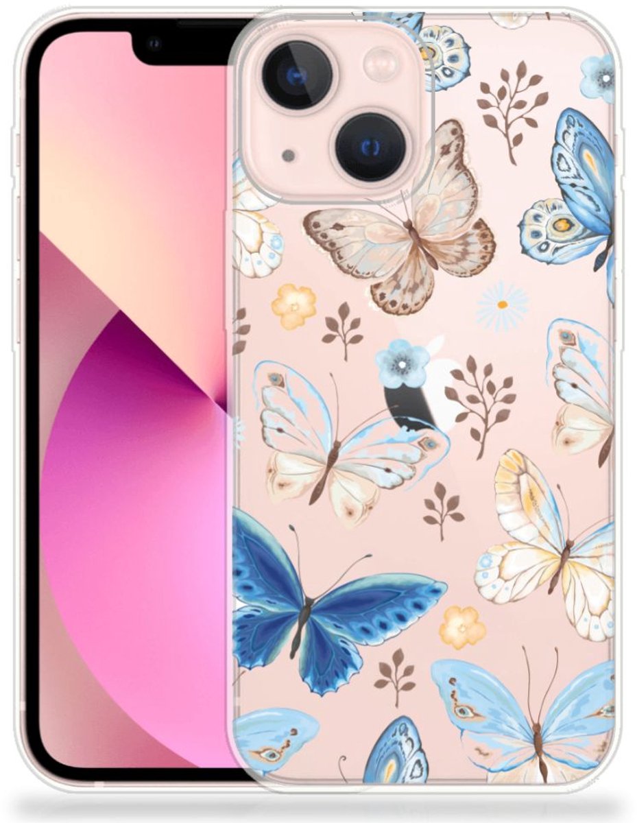 TPU Hoesje voor iPhone 13 mini Vlinder