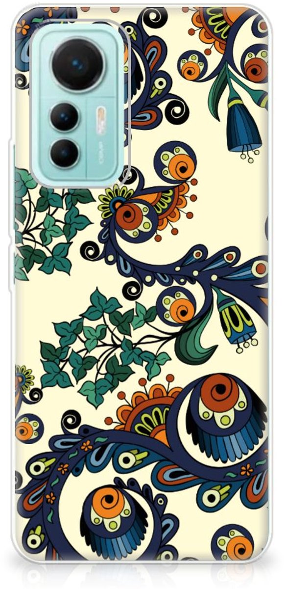 Siliconen Hoesje Xiaomi 12 Lite Barok Flower