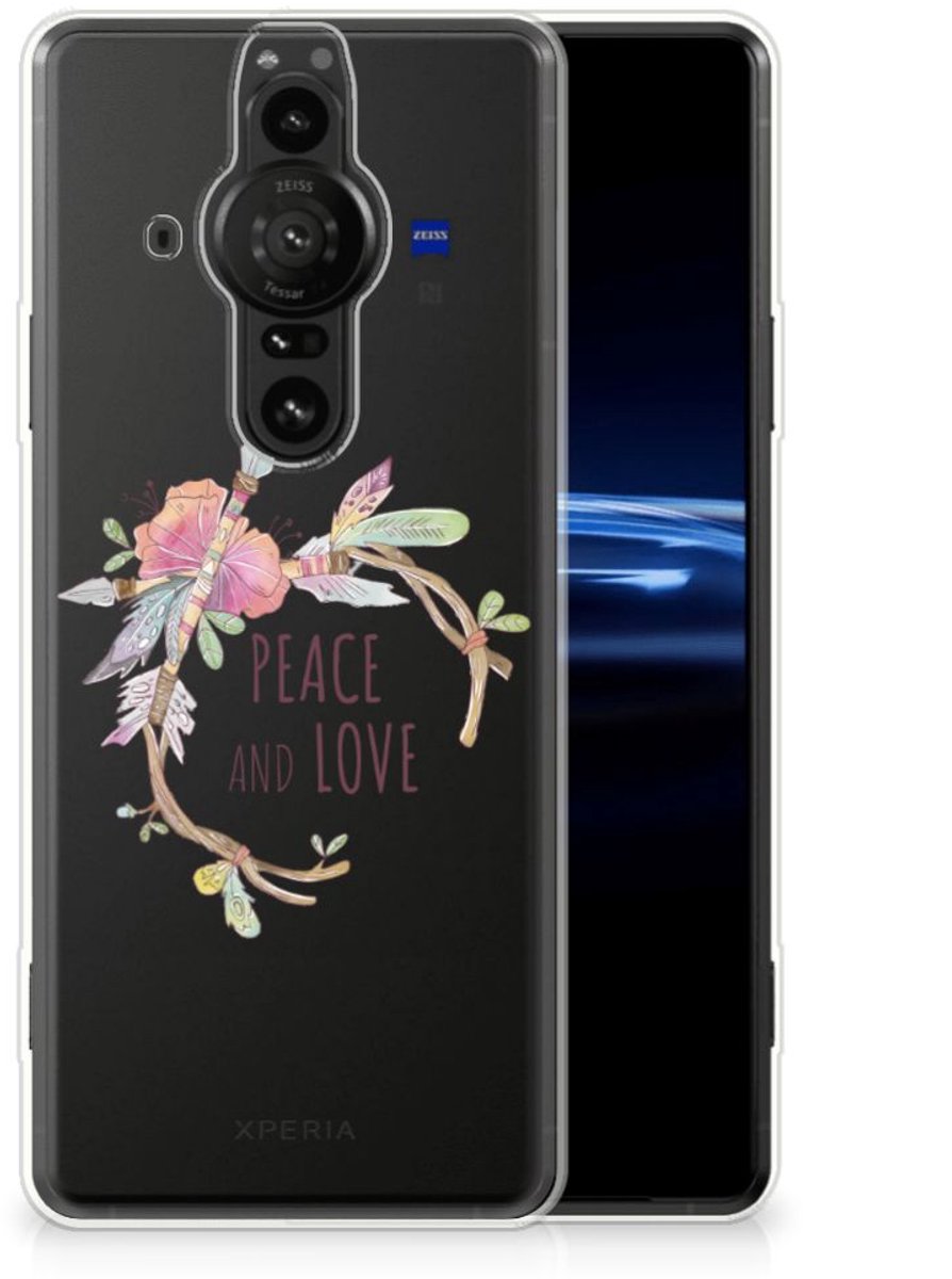 Sony Xperia Pro-I Telefoonhoesje met Naam Boho Text