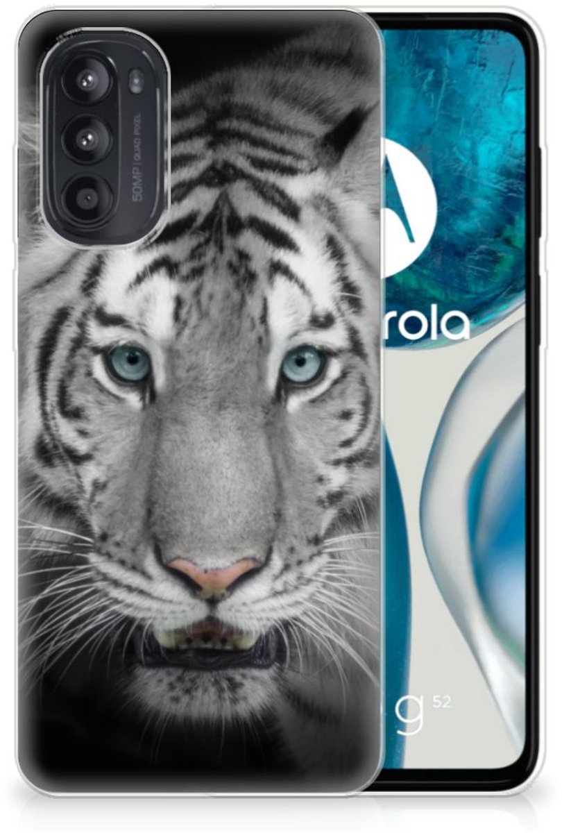 Motorola Moto G52/G82 TPU Hoesje Tijger
