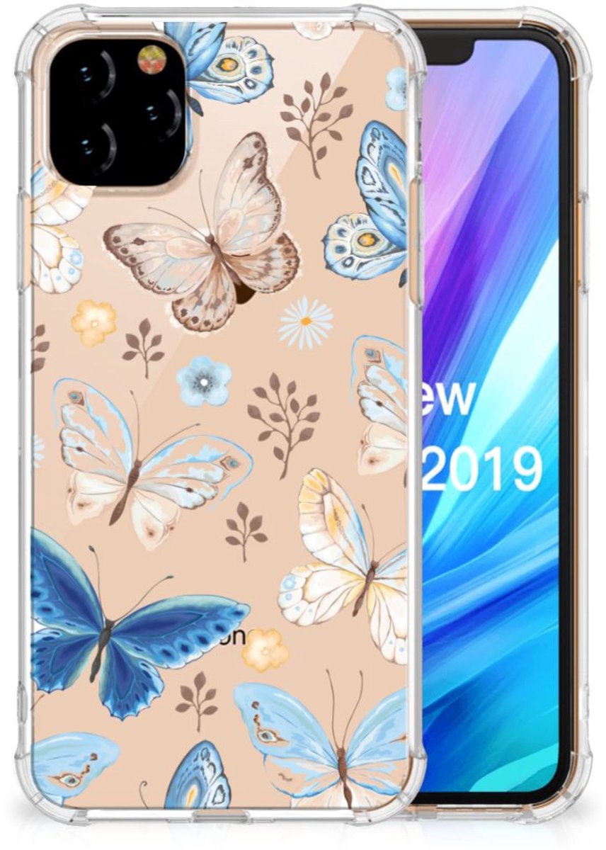 Case Anti-shock voor Apple iPhone 11 Pro Max Vlinder