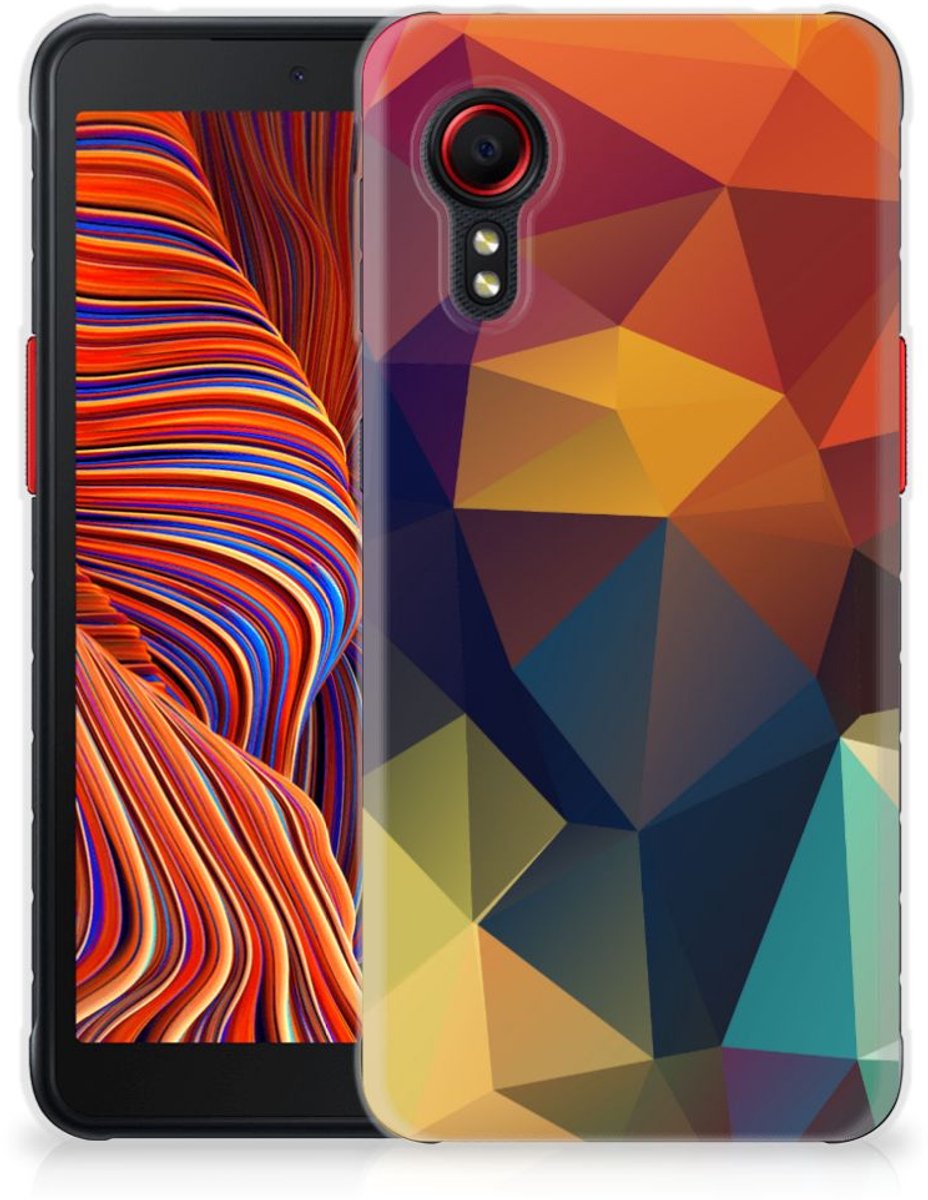 Samsung Galaxy Xcover 5 TPU Hoesje Polygon Color