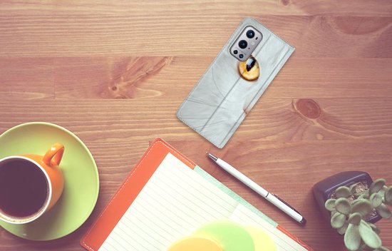 Couverture de OnePlus 9 Pro Smart Case Chat Witte