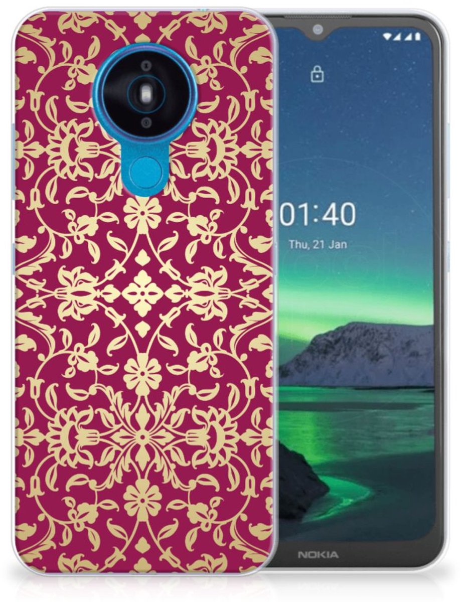 Siliconen Hoesje Nokia 1.4 Barok Pink