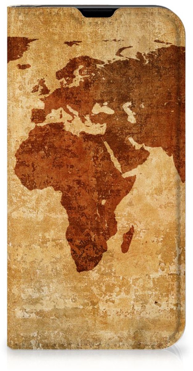 iPhone 13 Mini Book Cover Wereldkaart