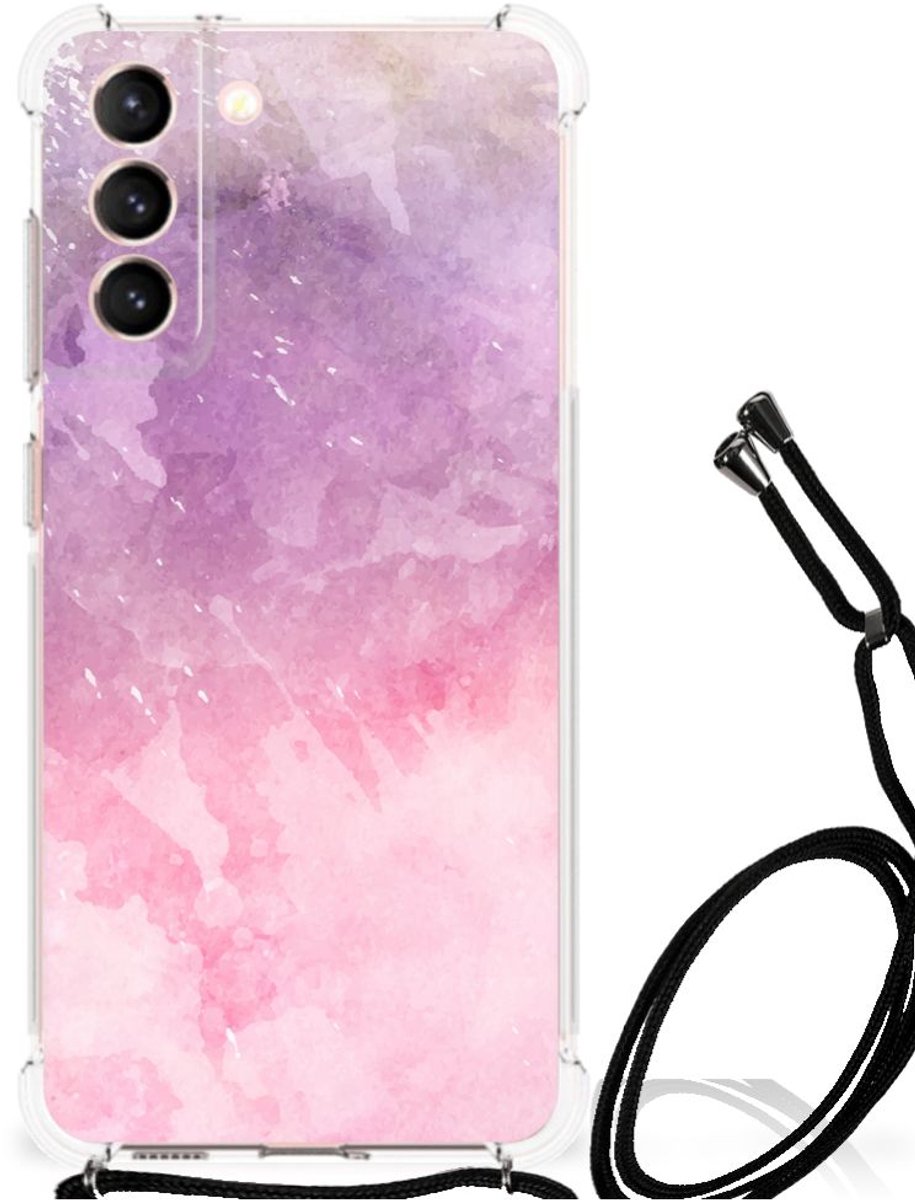 Back Cover Samsung Galaxy S21 FE Pink Purple Paint