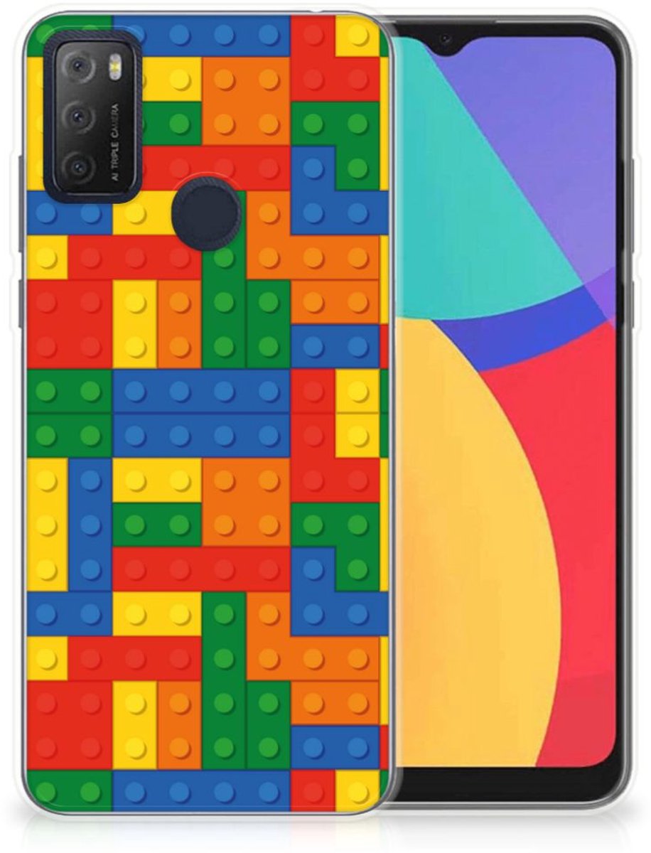 Alcatel 1S (2021) TPU bumper Blokken