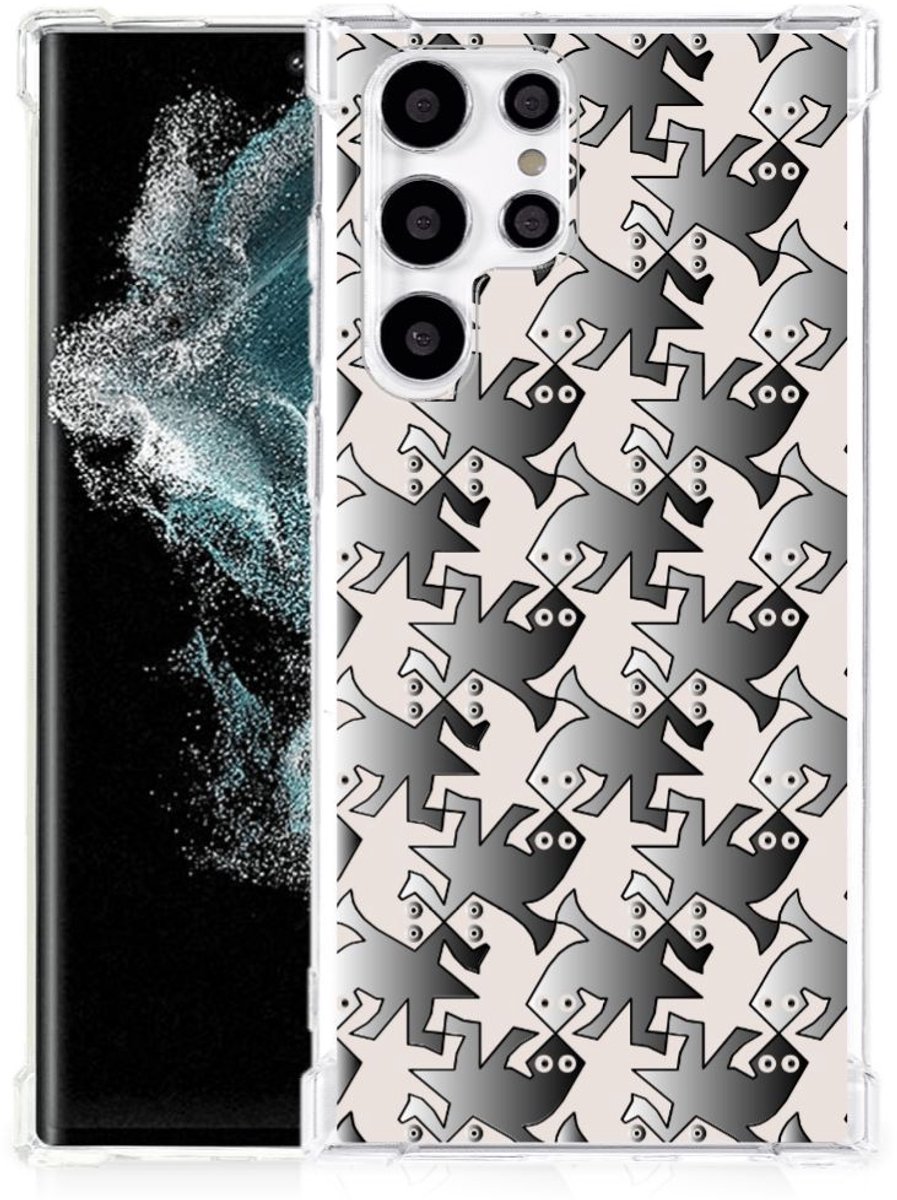 Samsung Galaxy S22 Ultra Case Anti-shock Salamander Grey