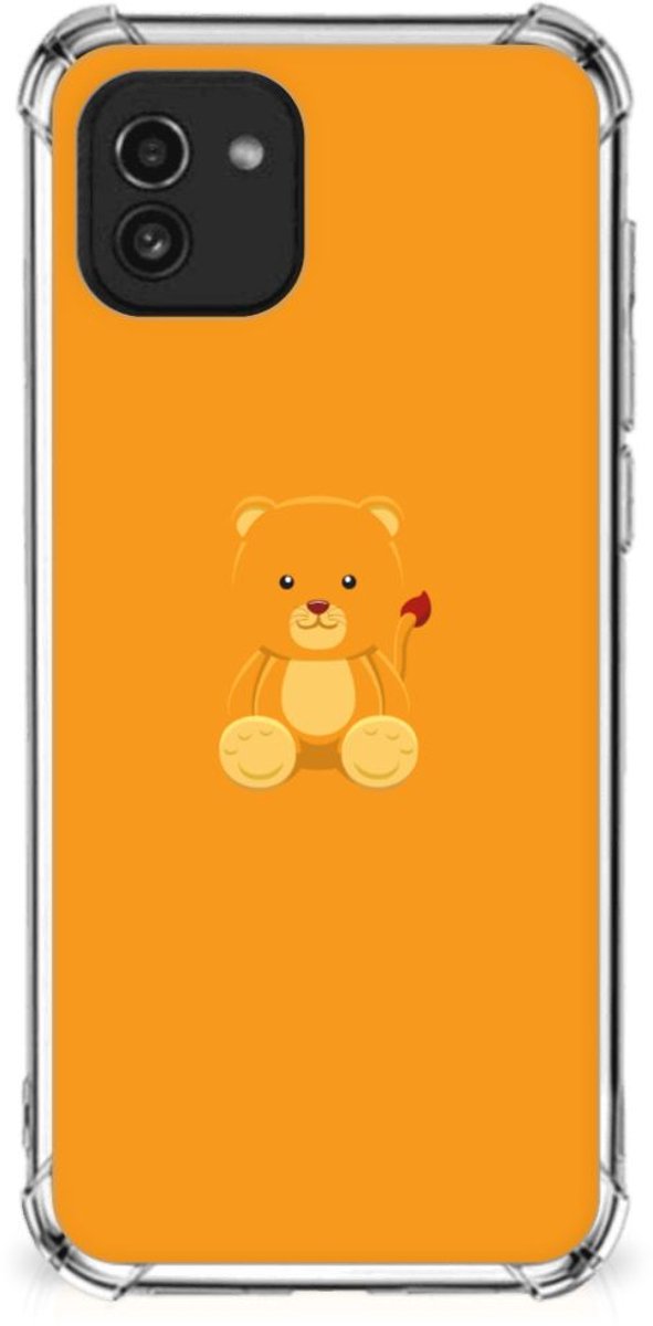 Samsung Galaxy A03 Stevig Bumper Hoesje Baby Beer