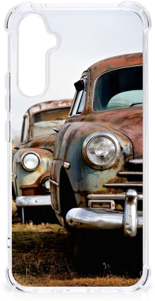 Samsung Galaxy A34 Anti-shock Hoesje met foto Vintage Auto
