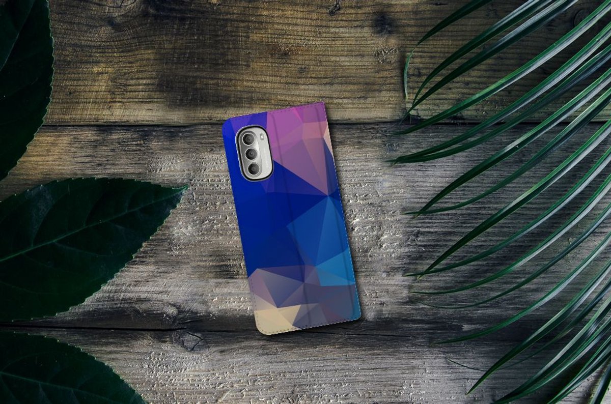 Motorola Moto G51 5G Stand Case Polygon Dark