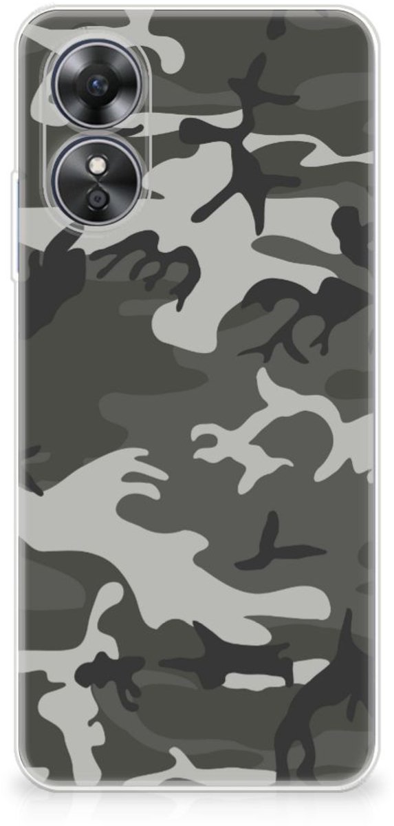 OPPO A17 TPU bumper Army Light