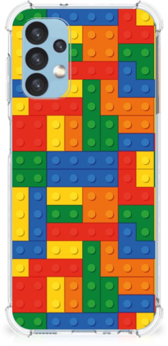 Samsung Galaxy A13 (4G) Doorzichtige Silicone Hoesje Blokken