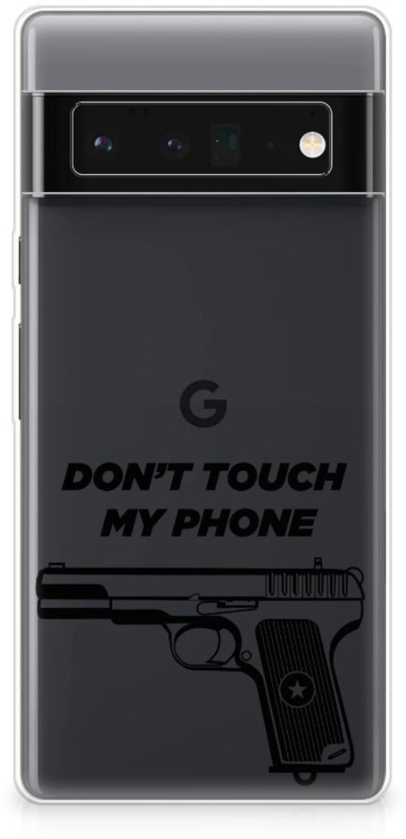 Google Pixel 6 Pro Silicone-hoesje Pistol DTMP