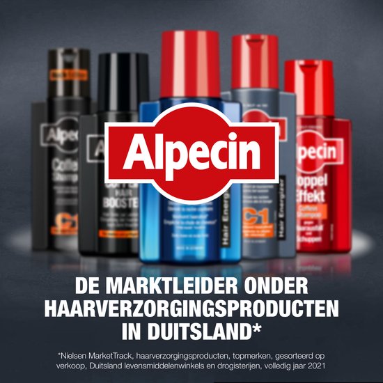 Alpecin Cafeïne Liquid Hair Tonic 2x 200ml | Voorkomt haaruitval en ondersteunt de haargroei | Voor alle haar en hoofdhuid types